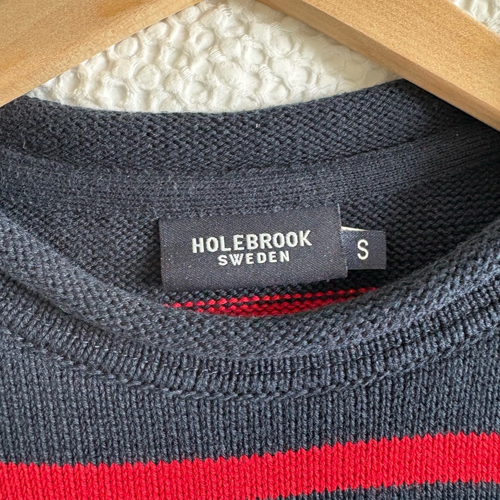 Women’s Holebrook Sweden Blue and Red Sweater size S